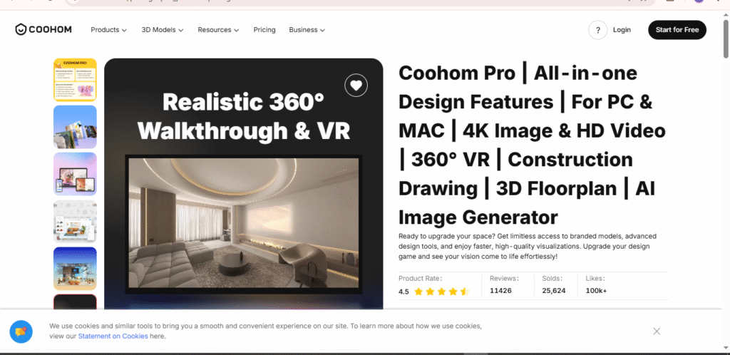 Coohom Pricing Plans Overview: